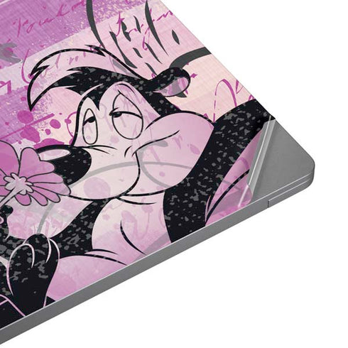 Looney Tunes Pepe Le Pew Purple Romance Universal Laptop 15in (12.2 x 8.8in) Skin