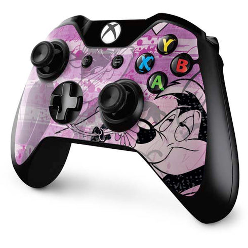 Looney Tunes Pepe Le Pew Purple Romance Xbox One Controller Skin