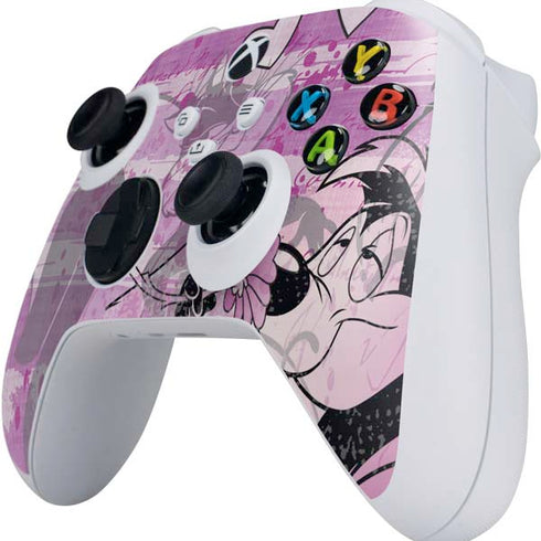 Looney Tunes Pepe Le Pew Purple Romance Xbox Series S Controller Skin