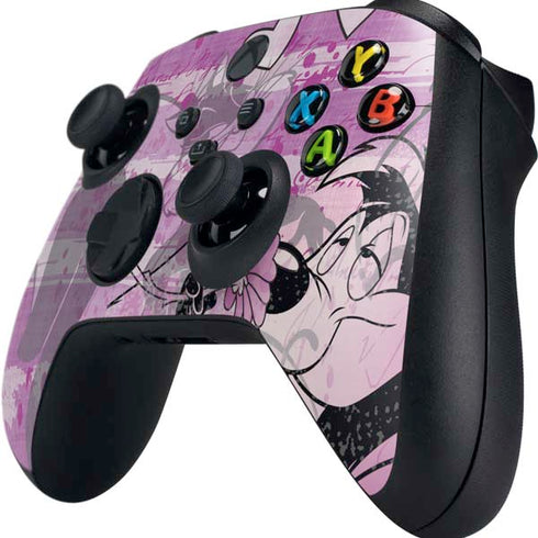 Looney Tunes Pepe Le Pew Purple Romance Xbox Series X Controller Skin