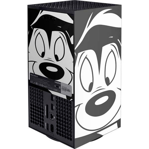 Looney Tunes Pepe Le Pew Xbox Series X Console Skin