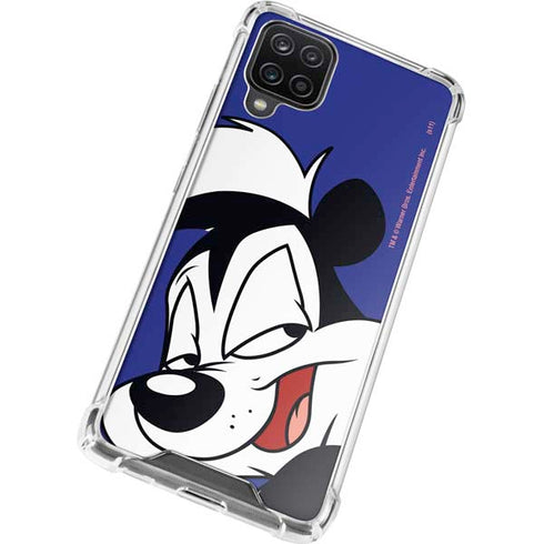 Looney Tunes Pepe Le Pew Zoomed In Galaxy A12 Clear Case