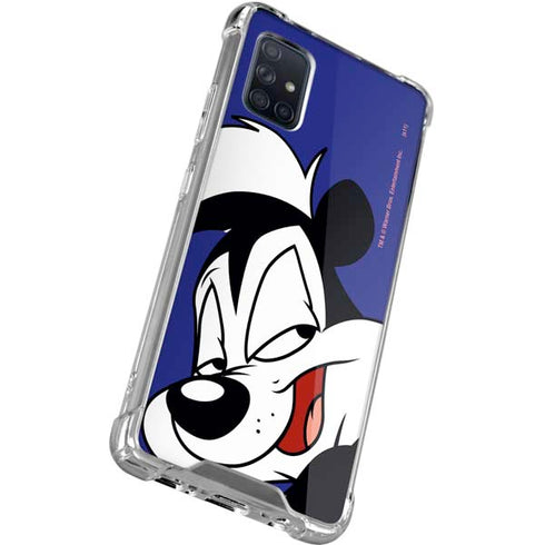 Looney Tunes Pepe Le Pew Zoomed In Galaxy A51 5G Clear Case