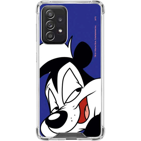 Looney Tunes Pepe Le Pew Zoomed In Galaxy A52 5G Clear Case