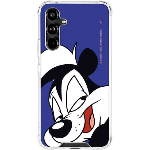 Looney Tunes Pepe Le Pew Zoomed In Galaxy A54 5G Clear Case