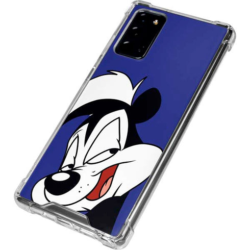 Looney Tunes Pepe Le Pew Zoomed In Galaxy Note20 5G Clear Case
