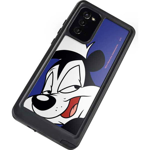 Looney Tunes Pepe Le Pew Zoomed In Galaxy Note20 5G Waterproof Case