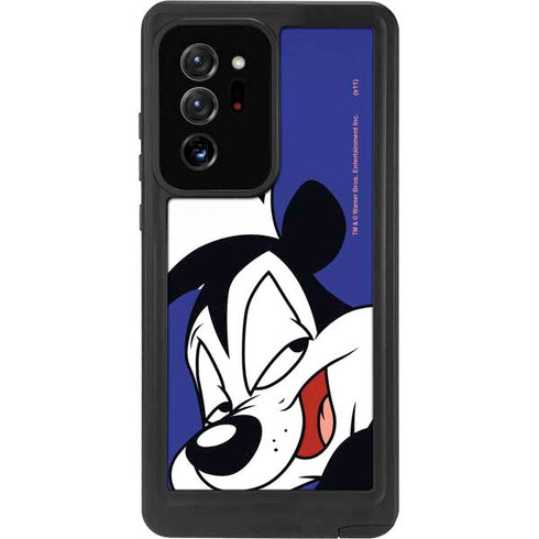 Looney Tunes Pepe Le Pew Zoomed In Galaxy Note20 Ultra 5G Waterproof Case