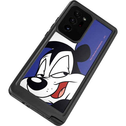 Looney Tunes Pepe Le Pew Zoomed In Galaxy Note20 Ultra 5G Waterproof Case