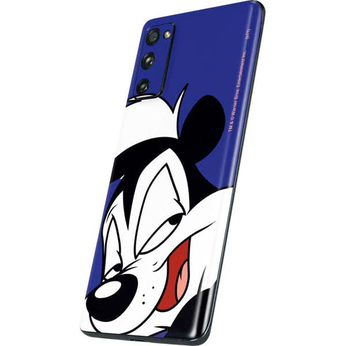 Looney Tunes Pepe Le Pew Zoomed In Galaxy S20 Fan Edition Skin