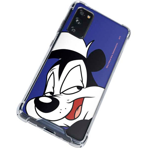 Looney Tunes Pepe Le Pew Zoomed In Galaxy S20 FE Clear Case