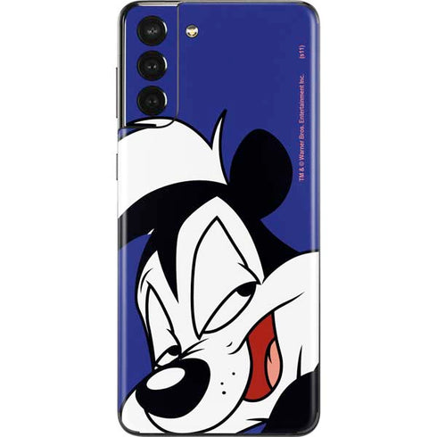 Looney Tunes Pepe Le Pew Zoomed In Galaxy S21 Plus 5G Skin