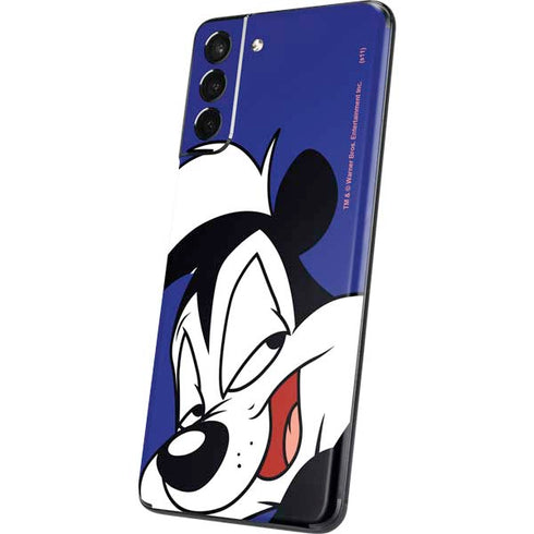 Looney Tunes Pepe Le Pew Zoomed In Galaxy S21 Plus 5G Skin