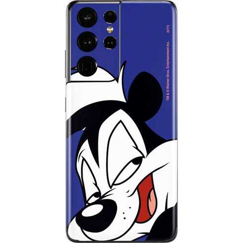 Looney Tunes Pepe Le Pew Zoomed In Galaxy S21 Ultra 5G Skin