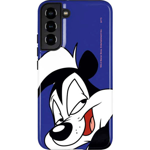 Looney Tunes Pepe Le Pew Zoomed In Galaxy S22 Plus Pro Case