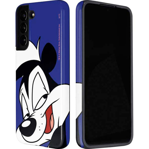 Looney Tunes Pepe Le Pew Zoomed In Galaxy S22 Plus Pro Case