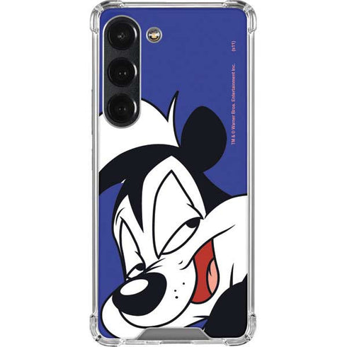 Looney Tunes Pepe Le Pew Zoomed In Galaxy S23 Clear Case