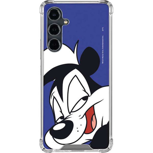 Looney Tunes Pepe Le Pew Zoomed In Galaxy S23 FE Clear Case