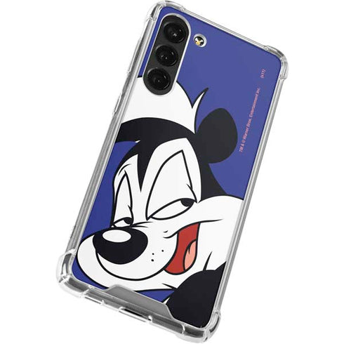Looney Tunes Pepe Le Pew Zoomed In Galaxy S23 Plus Clear Case