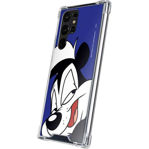 Looney Tunes Pepe Le Pew Zoomed In Galaxy S24 Ultra Clear Case
