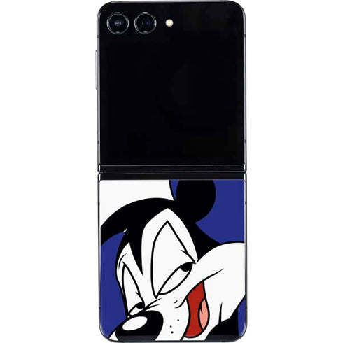Looney Tunes Pepe Le Pew Zoomed In Galaxy Z Flip5 5G Skin