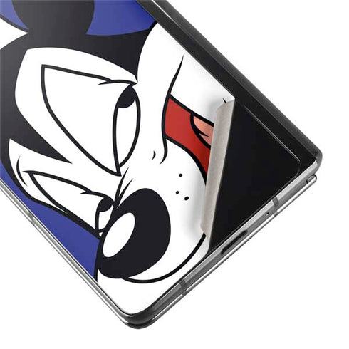 Looney Tunes Pepe Le Pew Zoomed In Galaxy Z Fold2 5G Skin