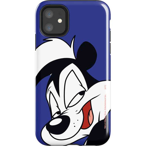 Looney Tunes Pepe Le Pew Zoomed In iPhone 11 Impact Case