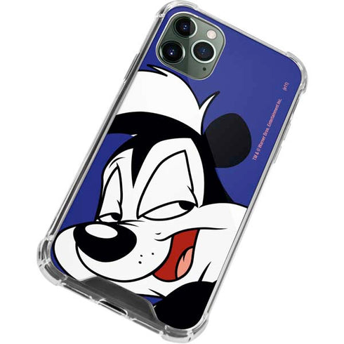 Looney Tunes Pepe Le Pew Zoomed In iPhone 11 Pro Max Clear Case