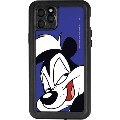 Looney Tunes Pepe Le Pew Zoomed In iPhone 11 Pro Max Waterproof Case