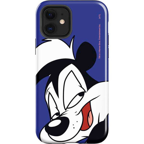Looney Tunes Pepe Le Pew Zoomed In iPhone 12 Impact Case