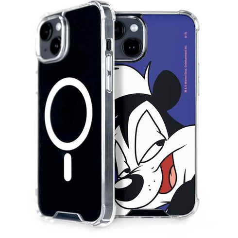 Looney Tunes Pepe Le Pew Zoomed In iPhone 13 MagSafe Case