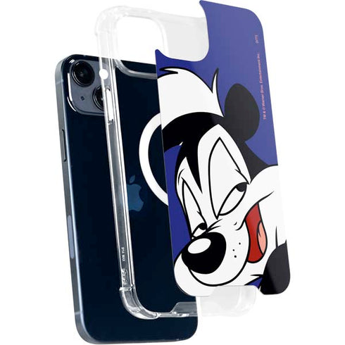 Looney Tunes Pepe Le Pew Zoomed In iPhone 13 MagSafe Case