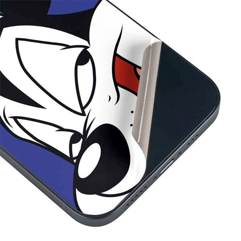 Looney Tunes Pepe Le Pew Zoomed In iPhone 13 Mini Skin