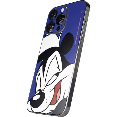 Looney Tunes Pepe Le Pew Zoomed In iPhone 13 Pro Skin