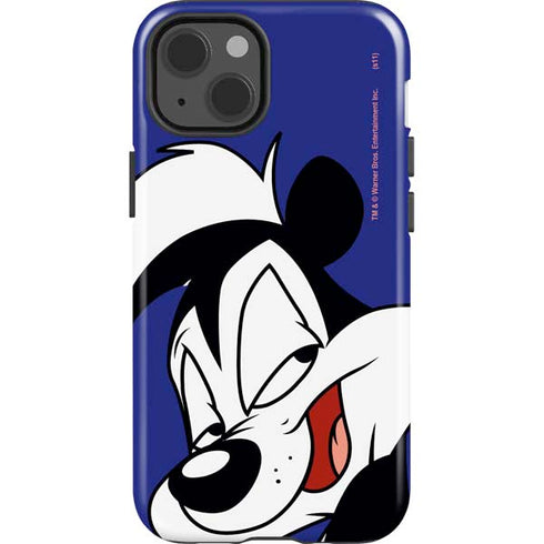 Looney Tunes Pepe Le Pew Zoomed In iPhone 15 Impact Case
