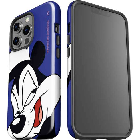 Looney Tunes Pepe Le Pew Zoomed In iPhone 14 Pro Impact Case