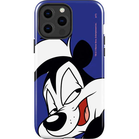 Looney Tunes Pepe Le Pew Zoomed In iPhone 15 Pro Max Impact Case