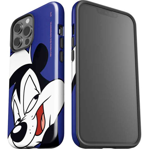 Looney Tunes Pepe Le Pew Zoomed In iPhone 15 Pro Max Impact Case