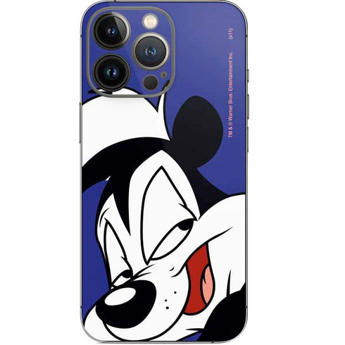 Looney Tunes Pepe Le Pew Zoomed In iPhone 14 Pro Skin