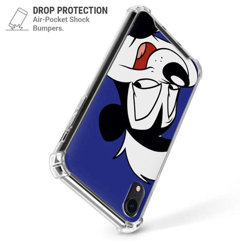 Looney Tunes Pepe Le Pew Zoomed In iPhone XR Clear Case