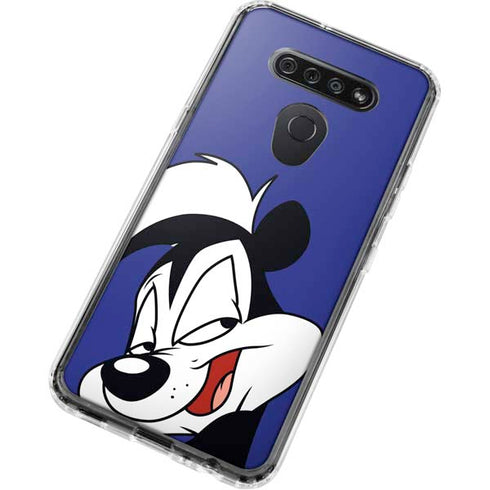 Looney Tunes Pepe Le Pew Zoomed In LG K51/Q51 Clear Case