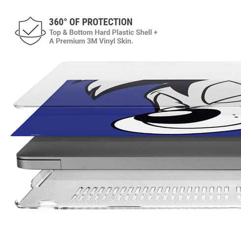 Looney Tunes Pepe Le Pew Zoomed In MacBook Pro 16in (2021-25) Case plus Skin