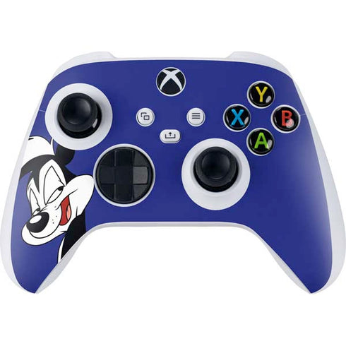 Looney Tunes Pepe Le Pew Zoomed In Xbox Series S Controller Skin