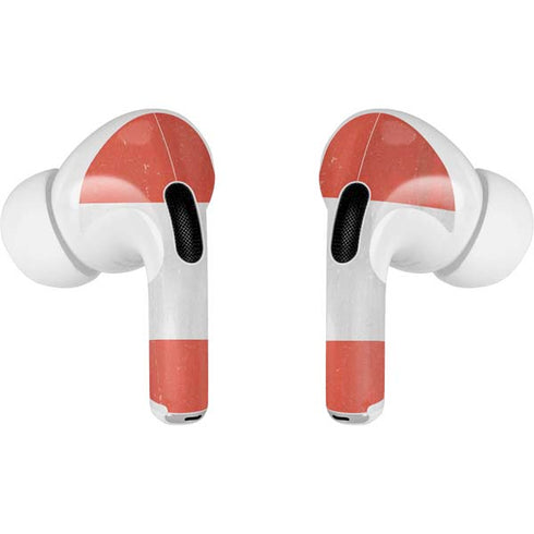 Peru Flag Distressed AirPods Pro 2nd Gen Skin