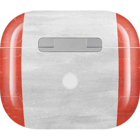 Peru Flag Distressed Apple AirPods (3rd Gen 2021) Skin