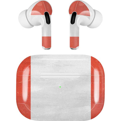 Peru Flag Distressed Apple AirPods Pro Skin