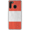 Peru Flag Distressed Galaxy A21 Clear Case