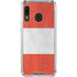 Peru Flag Distressed Galaxy A30 Clear Case