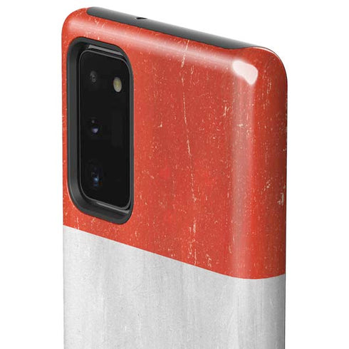 Peru Flag Distressed Galaxy Note20 5G Pro Case
