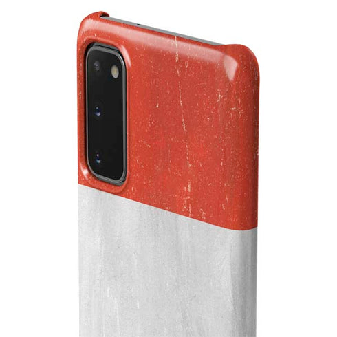 Peru Flag Distressed Galaxy S20 Lite Case